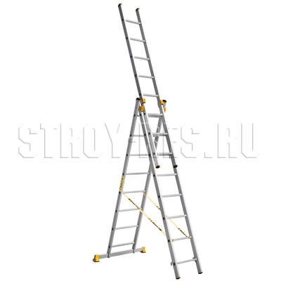Лестница трёхсекционная профессиональная P3-9308