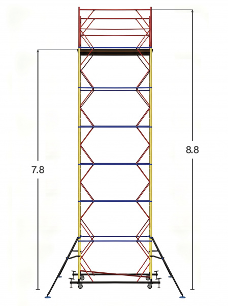 Вышка-тура ВС-250/1,2  (2,0x1,2x7,8)