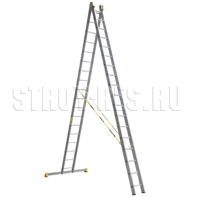 Лестница двухсекционная профессиональная P2-9218