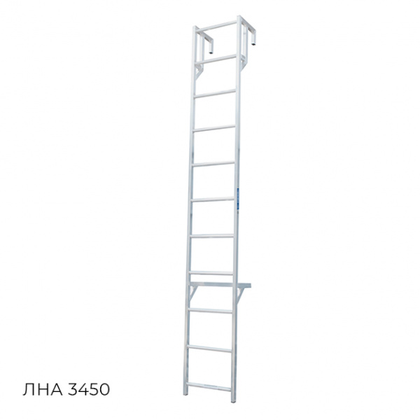 Лестница навесная алюминиевая для полувагонов ЛНА-3,45