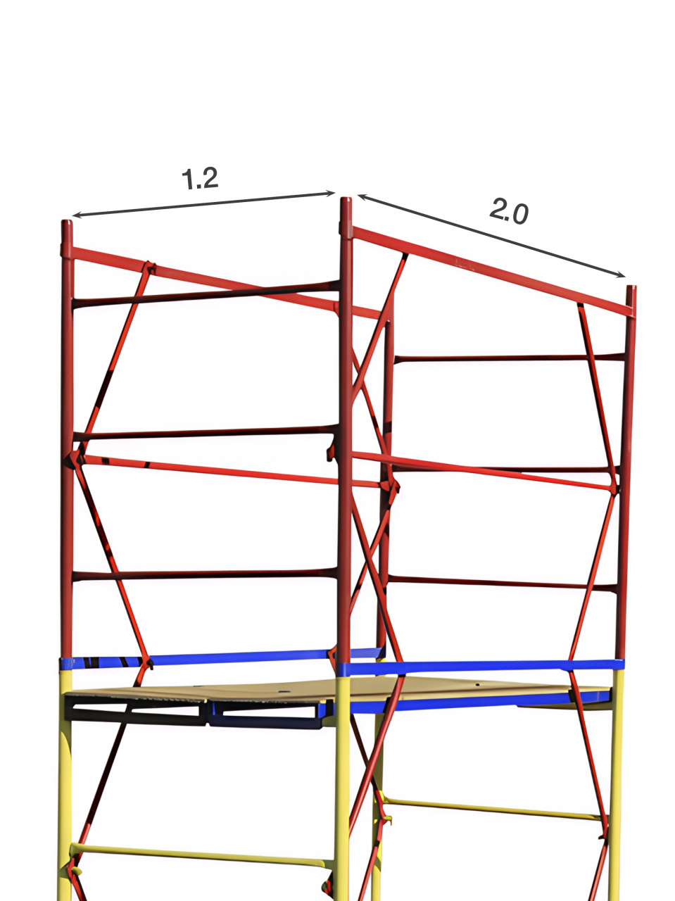 Вышка-тура ВС-250/1,2  (2,0x1,2x7,8)