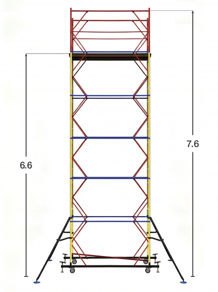 Набор вышка-тура ВС-250/1,2 (2,0x1,2x6,6)
