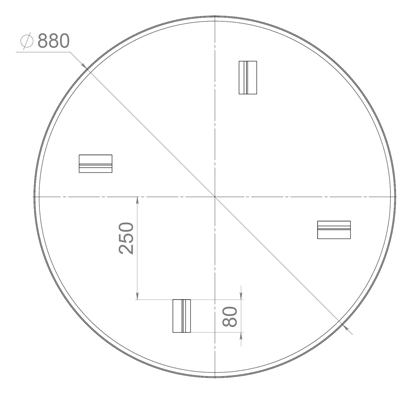 Затирочный диск 870 мм