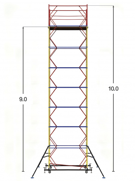 Вышка-тура ВС-250/1,2 (2,0x1,2x9,0)